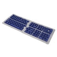 thumbnail image 2 of Gaming Keycaps, PBT Keyboard Keycaps PBT Material OEM Height Ergonomic Design 132key  For Mechanical Keyboard Blue Yellow Letters, 2 of 8