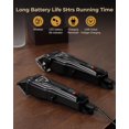 thumbnail image 4 of Hair Clippers for Men Professional, Cordless Clipper and Trimmer Set, Clippers for Hair Cutting Kit with Long Battery Life, Electric Hair Trimmer for Family Barber Kids Use, 4 of 5