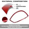 thumbnail image 4 of x xotic tech Dashboard Instrument Panel Frame Cover Trim Compatible with Honda Civic 11th Gen 2022 2023 2024 Interior Moulding Accessories (Sporty Red), 4 of 7