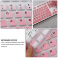 thumbnail image 5 of Keyboard Protector for KB216 Wired Keyboard Compatible Ultra Thin Waterproof Pink Silicone Cover Fits US Layout, 5 of 5