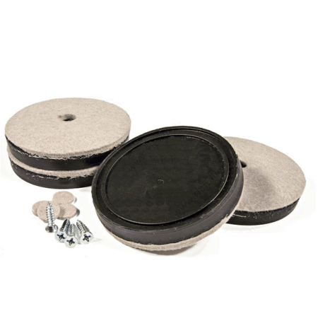 UPC 029549230952 product image for MADICO 23095 Super Feltac - 2. 75 inch Round Heavy Duty Felt Pads - Pvc Reinforc | upcitemdb.com