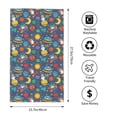 thumbnail image 2 of Fotbe Cartoon Space Pattern Premium Towels , (27.5x16in) Lightweight and Highly Absorbent Quick Drying Microfiber Towel, Perfect for Daily Use, 2 of 6