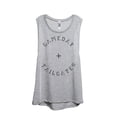 thumbnail image 1 of Thread Tank Gameday And Tailgates Women's Sleeveless Muscle Tank Top Sport Grey Small, 1 of 4