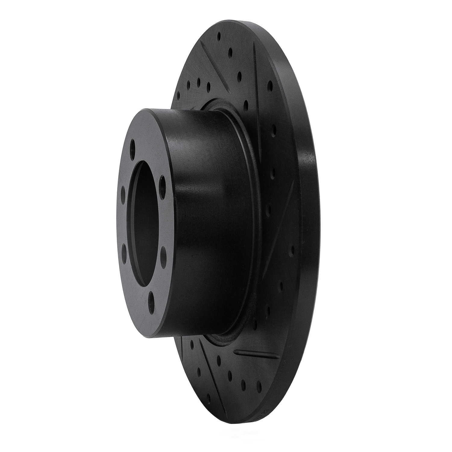 Dynamic Friction Company 633-65001R DFC Brake Rotor - Drilled And Slotted - Black