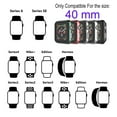 thumbnail image 2 of Apple Watch Case for iWatch Series 6/5/4/SE [40mm], Takfox with Built-in Screen Protector Slim PC Plated Anti-Scratch Bumper Frame Around Body Protective Cover for Apple Watch Series 6 5 4 Series Se, 2 of 8