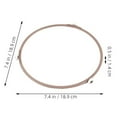 thumbnail image 2 of WHAMVOX  2 Pcs Microwave Plate Replacement Oven Glass Turntable Tray, 2 of 8