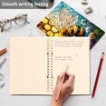 thumbnail image 5 of Haosy Bees Collecting Nectar Notebooks 1-subject Journal 60 Sheets A5 College Ruled Paper Detachable Ring 8.3"x5.7", 5 of 7