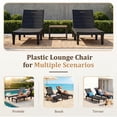 thumbnail image 3 of Homall Outdoor Chaise Lounge Chairs Set of 2, 5-Position Adjustable Waterproof Patio Outdoor Chaise Lounge, Black, 3 of 8