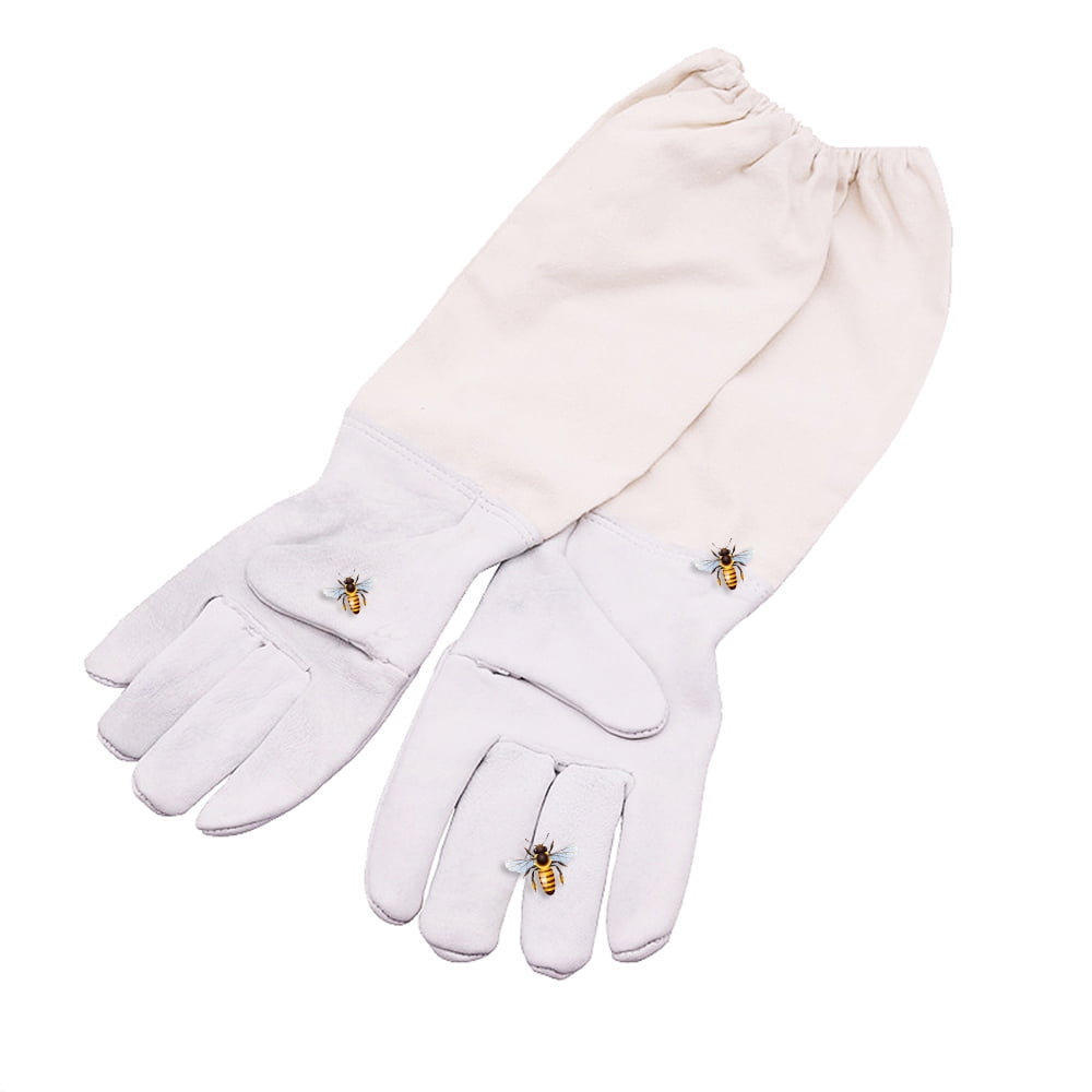 Beekeeping Gloves Anti Bee Gloves Beekeeper Protective Sheepskin Gloves