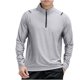 thumbnail image 1 of pstuiky camisas de manga larga para hombre, Camiseta deportiva de manga larga para hombre, transpirable, con cremallera, color sólido y secado rápido camisetas de hombre l, 1 of 8