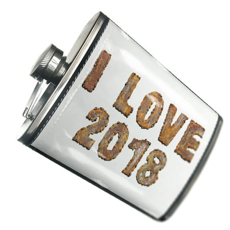 

NEONBLOND Flask I Love 2018 Rusty Vintage Metal Welding