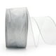thumbnail image 1 of Cinta decorativa ALTIER con alambre plateado de 6,4 cm x 36,5 m, 1 of 3