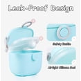 thumbnail image 3 of Dispensador de fórmula con cuchara, contenedor portátil de leche en polvo para bebé, taza de refrigerio para viajes en casa, actividades al aire libre, 1 paquete, 3 of 7