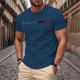 thumbnail image 1 of Tops para hombre, blusas y camisas de manga corta con cuello redondo para hombre, camisetas deportivas informales con estampado de manga corta y cuello redondo para hombre, blusas de poliéster para ho, 1 of 9