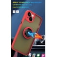 thumbnail image 4 of is Specially Designed for iPhone 13 Anti-Scratches,Anti-Fingerprint, Built-in 360° Rotating Ring Bracket Solid and Durable Magnetic car Phone case, Suitable for iPhone 13 6.1inches Women-Red, 4 of 6