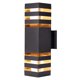 thumbnail image 3 of Moderno Impermeable Arriba Abajo Aluminio Cuboide Led Lámparas De Pared Doble Cabeza Lámpara De Pared Exterior E27 Enchufe Ac 85-240V Para Patio Jardín Porche Corredor Yuarrent HA024335-03, 3 of 6