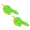 2PK Green Yellow Narwhal, variant on Mighty® : Narwhal Dog Toy : Ultra Durable Plush Toy with Multiple Layers & Reinforced Seams , Washable and Floats , Mighty® Construction