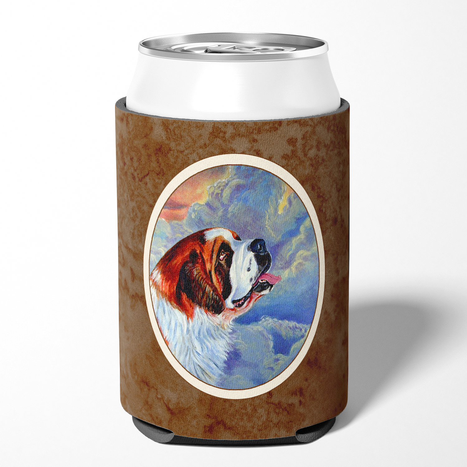 Carolines Treasures 7085CC Saint Bernard Loyalty Can or Bottle Hugger Can Hugger multicolor