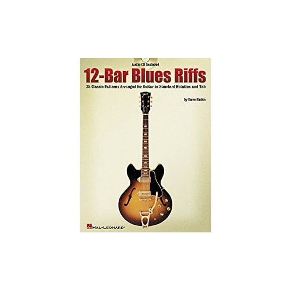 Pre-Owned 12-Bar Blues Riffs: 25 Classic Patterns Arranged for Guitar in Standard Notation and Tab (Paperback) 0634069284 9780634069284