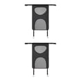 thumbnail image 2 of Riwesomey Barrera para mascotas de coche, asiento trasero de red, asiento de nailon de seguridad para bebés, malla divisoria extraíble, accesorio de Negro 2piezas Riwesomey CBP161154, 2 of 5