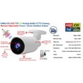 thumbnail image 4 of Evertech 1080p HD Bullet Security Camera Set with 25ft Video and Power CCTV Cable and 12V DC Power Supply Adapter, 4 of 6