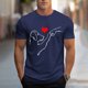 thumbnail image 1 of Tops para hombre, blusas y camisas de cuello redondo y manga corta para hombre, blusas casuales de cuello redondo con estampado de moda para hombre, blusas de cuello redondo y manga corta, camisas par, 1 of 6