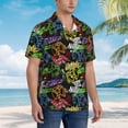 thumbnail image 2 of Lsque Game Joysticks pattern Hawaiian Shirt for Men, Unisex Summer Beach Casual Short Sleeve Button Down Shirts-Small, 2 of 9