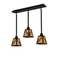thumbnail image 2 of Meyda Tiffany 177095 Diagon 3 Light 7" Wide Multi Light Pendant - Bronze, 2 of 7