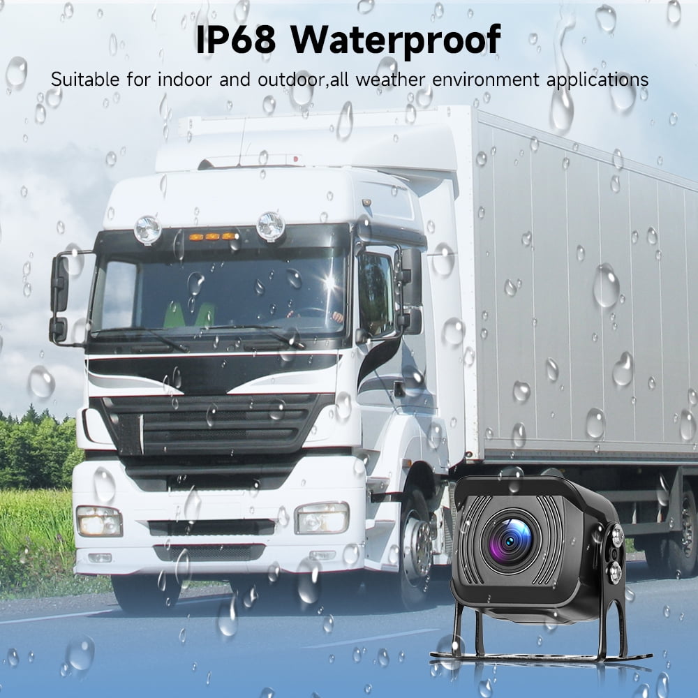 Podofo 4 Channel Backup Camera System,10.1 Inch IPS Reversin
