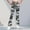 Camouflage, variant on Girl's Thermal Fleece Lined Flare Leggings High Waisted Stretch Bell Bottom for Kids Camouflage Print Winter Warm Yoga Pants 5-16 Years