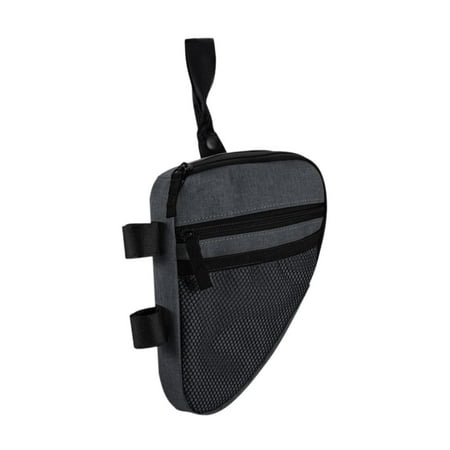 Forearm Crutch Bag Accessories Pouch Waterproof Polyester Storage for Adults Mobility Use Gray