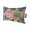 Pink, Yellow, Brown, variant on Chaise Lounge Headrest Pillow 1 Pack, Coastal Floral Waterproof Chair Pillows with Insert & Adjustable Elastic Strap for Beach Recliner, Summer Palm Leaf Tropical Botanical Retro Outdoor Patio Pillow