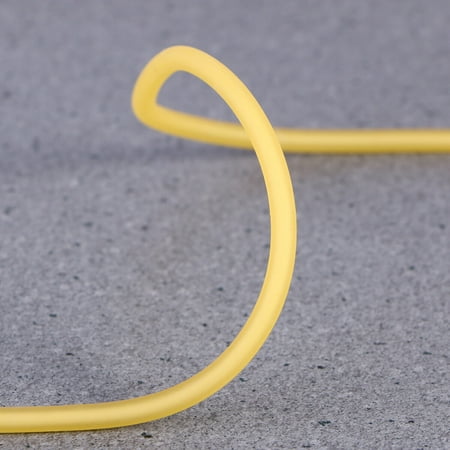 

1Pc 5m Elastic Slingshot Rubber Band Replacement Latex Rubber Tubing Rubber Hose for Slingshot Catapult (Yellow)