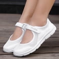 thumbnail image 2 of XIHAHA, zapatos planos informales para mujer, Primavera Verano, zapatos planos de malla para mujer, zapatillas de deporte suaves y transpirables para niñas, zapatos de baile para mujer, 2 of 4