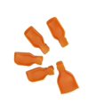 thumbnail image 3 of Lot de 10 Pinces à Ongles Réutilisables pour Ongles de Pied Outil de Retrait de Vernis Gel UV (Orange), 3 of 4