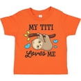thumbnail image 3 of Inktastic My Titi Loves Me with Sloth and Hearts Boys or Girls Toddler T-Shirt, 3 of 5