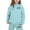 Blue, variant on WOYY Toddler Girls Clothes Set New York Print Hoodie Sweatpants Outfits, Sizes 3-4T