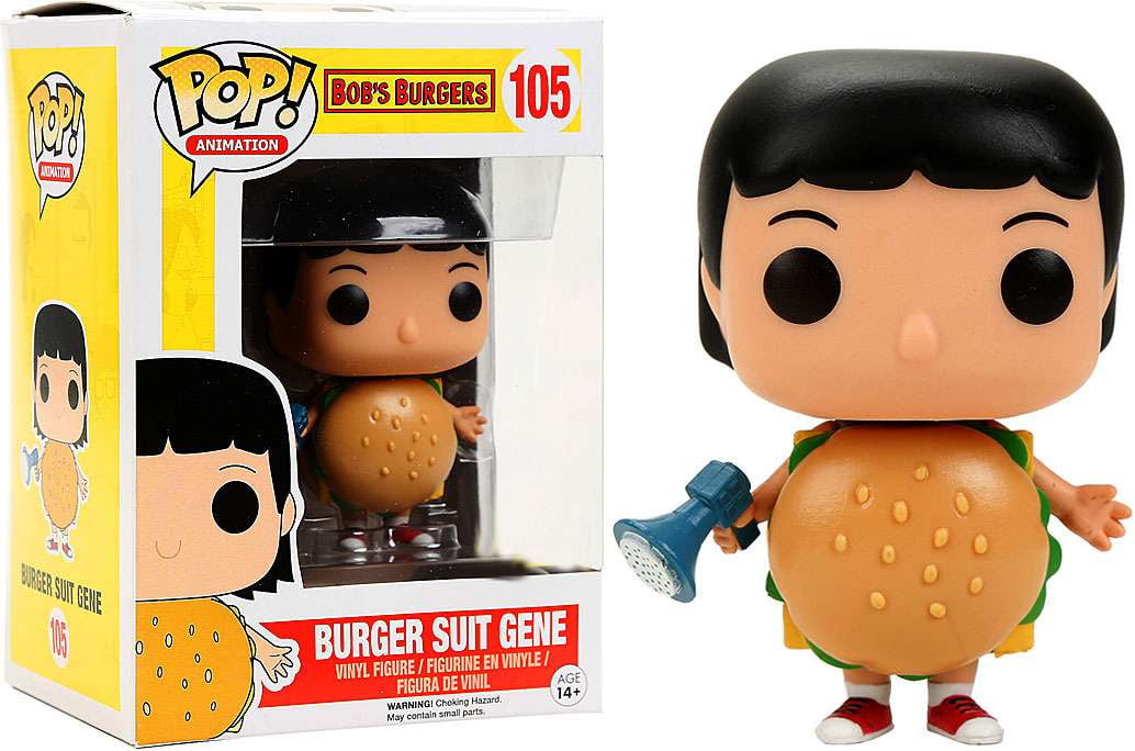 Bob's Burgers Funko POP! Animation Burger Suit Gene Vinyl Figure - Walmart.com
