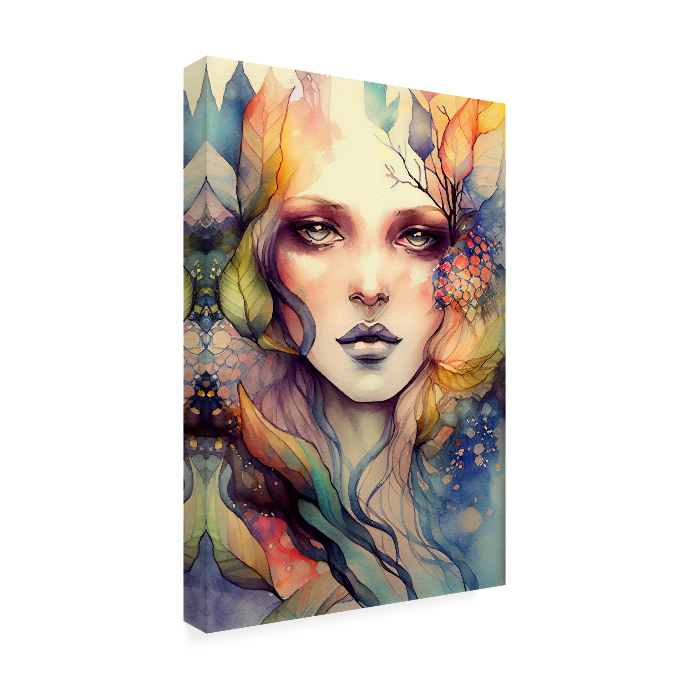 Canvas Wall Art - Sasha 'Woman VI' Wall Art for Living Room, Bedroom, or Office Décor by Trademark Fine Art - 30 x 47 Inches