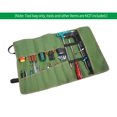 thumbnail image 3 of PENGGONG Tool Storage Bag Roll Foldable Portable Roll up Tool Bag Multiple Pockets Electrician Woodw, 3 of 7