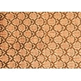 thumbnail image 1 of Ahgly Company Indoor Rectangle Oriental Orange Modern Area Rugs, 2' x 4', 1 of 4
