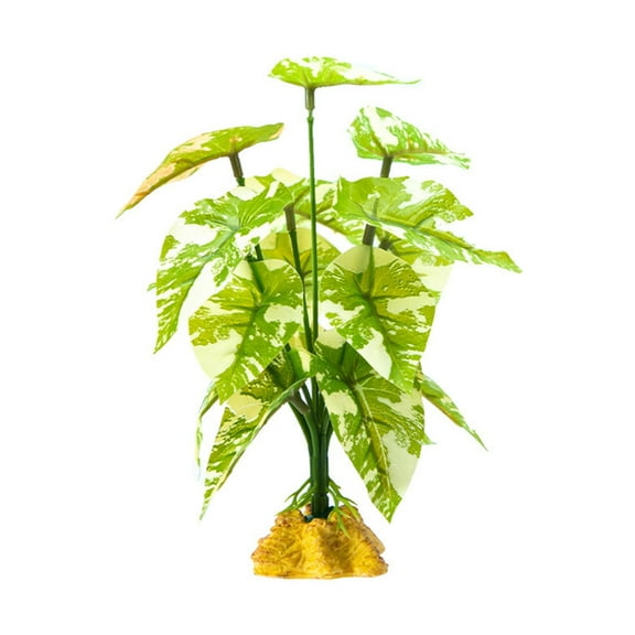 Reptiles Plant Grass for Climbing Habitat Decors Branch with Leaves for Lizards Spiders Snake Hideouts