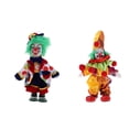thumbnail image 1 of Muñeca de sonriente de de 2 piezas de 7 pulgadas con disfraz , muñeco de arlequín, accesorios de , decoración CUTICAT Muñecas de porcelana payaso, 1 of 8