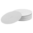 thumbnail image 1 of 20 Pcs Protecteurs de Gouttes de Cire pour Bougies Argent Rond pour Usage Domestique Design Minimaliste, 1 of 8