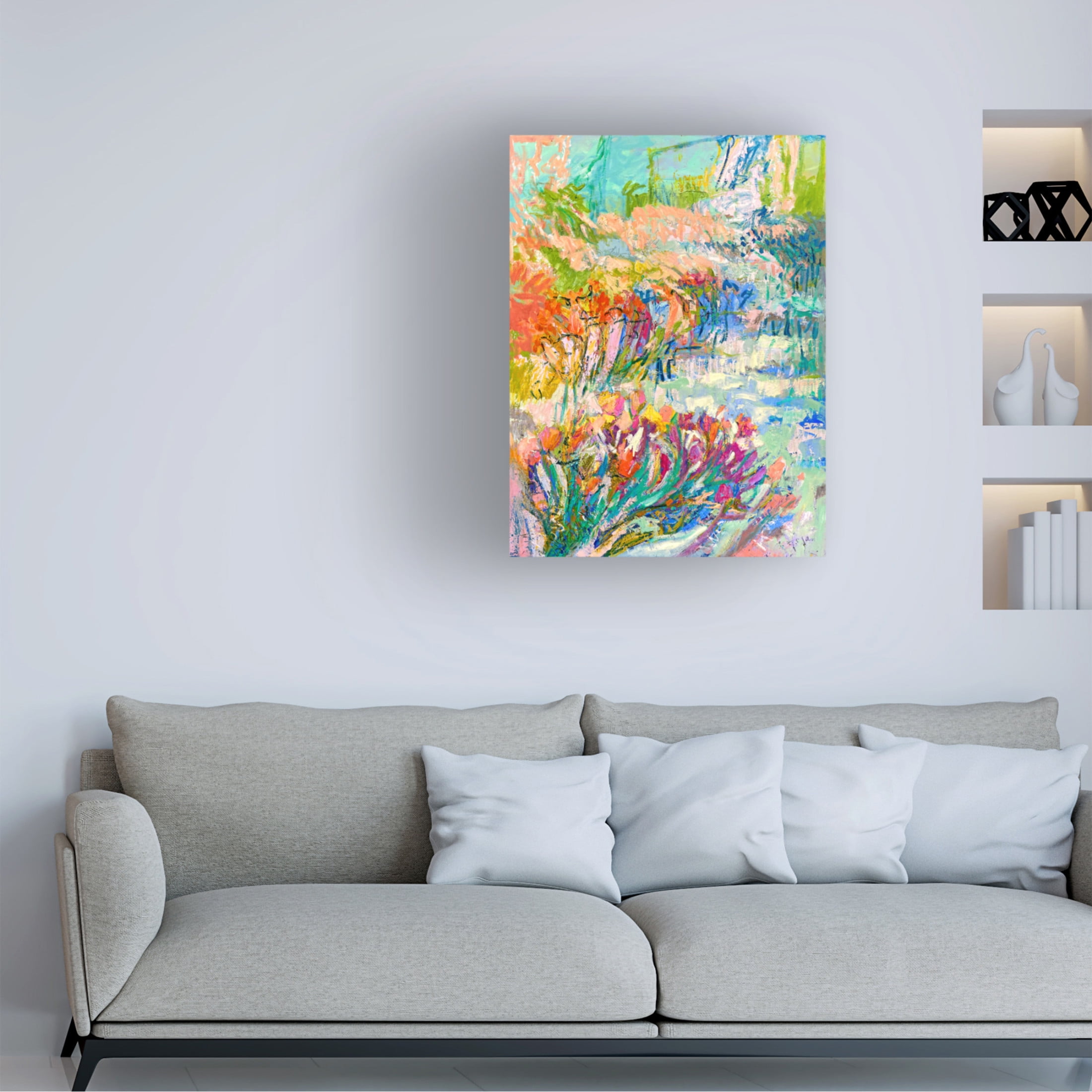 Canvas Wall Art - Dorothy Fagan 'Joyful Morning ' Wall Art for Living Room, Bedroom, or Office D?cor by Trademark Fine Art - 18 x 24 Inches