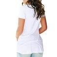 thumbnail image 4 of Mittory Womens T Shirts Short Sleeve V Neck Casual Summer Tops Tshirts with Pocket, 4 of 5