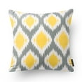 thumbnail image 4 of Phantoscope New Living Series Decorative Throw Pillow, 18" x 18", Yellow Gray, 4 Set, 4 of 6
