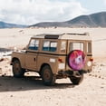 thumbnail image 5 of Haiem Spare Tire Cover , Wheel Cover with Pink Pig printed, Camper Spare Tire Cover Fit for Jeep Wrangler Rv SUV Truck Travel Trailer-14 inch, 5 of 9