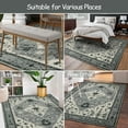 thumbnail image 4 of Wonnitar 4'x6' Boho Tribal Area Rug,Large Rugs for Living Room, Soft Non Slip Washable Non Shedding Playroom Mat Indoor Nursery Carpet for Living Dining Classroom Dorm Office, 4 of 7
