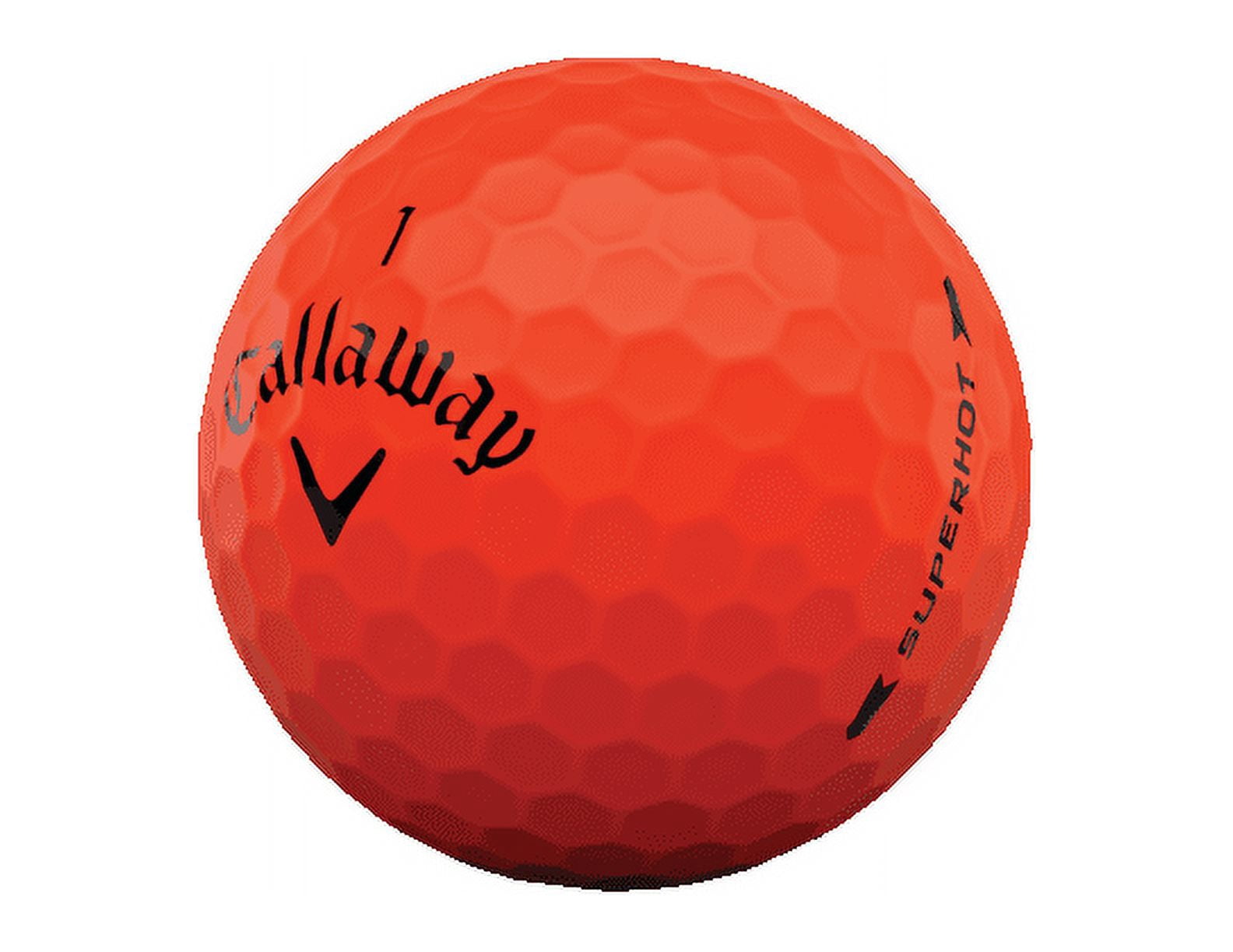 Callaway Golf 2020 SuperHot Bold Matte Golf Balls (Red)